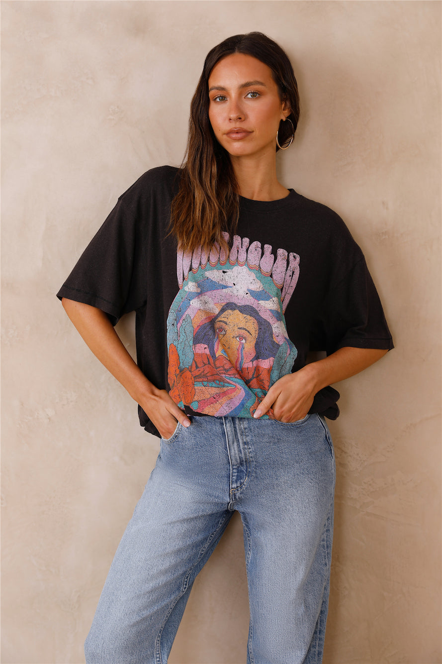 WRANGLER Slouch Tee Rainbow Tears