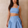 Ocean Dreamer Crop Top Blue